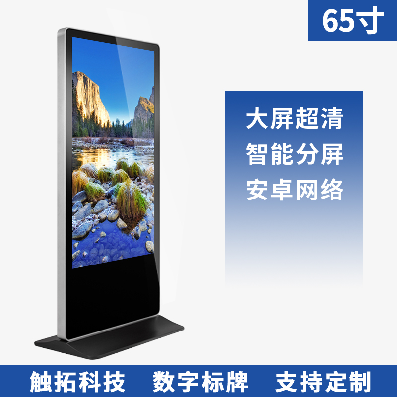 65寸标准款楼宇立式网络广告机