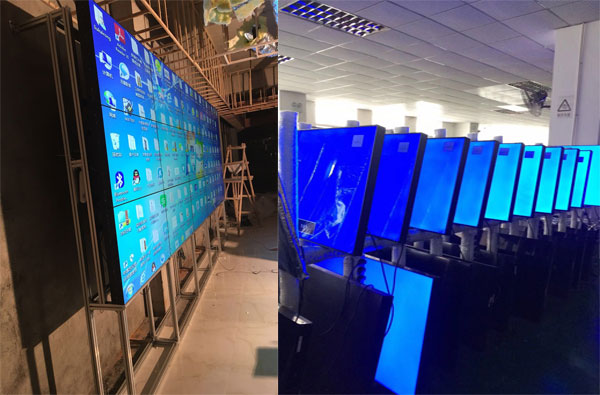 触拓液晶拼接屏应用于湖北嘉鱼农产品合作社