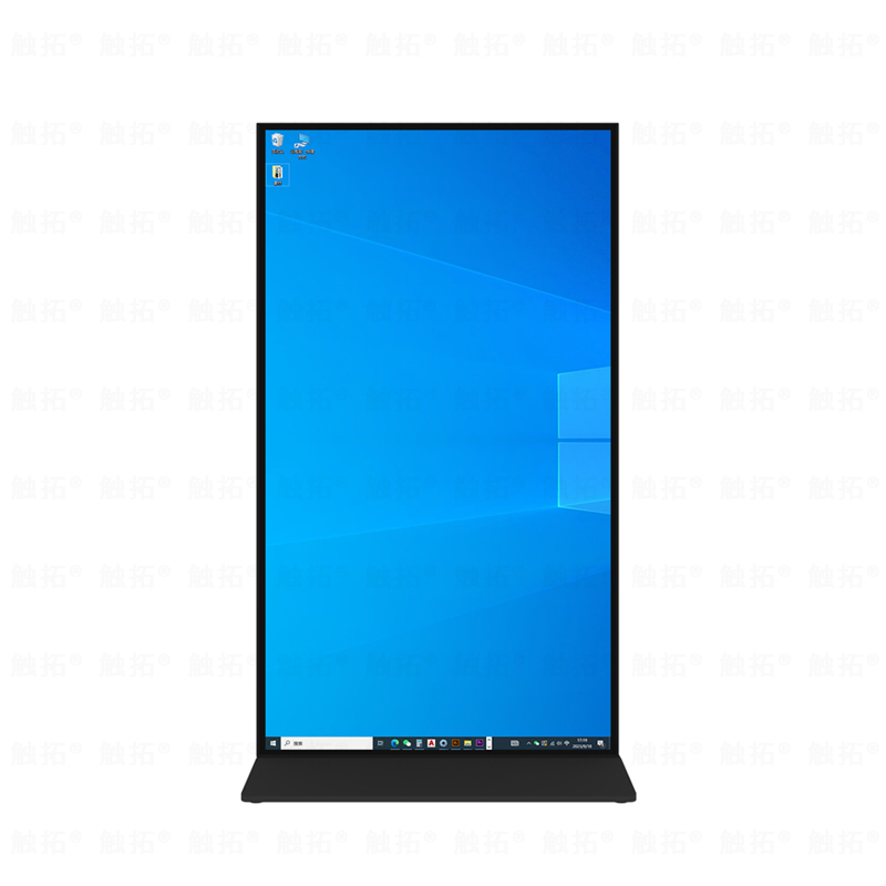 85寸落地全面屏广告机超高清全面屏数字标牌