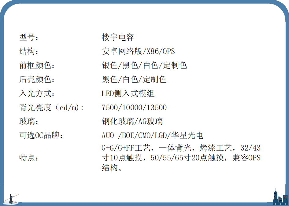 触拓科技新品发布：支持OPS款壁挂电容触控一体机(图2)