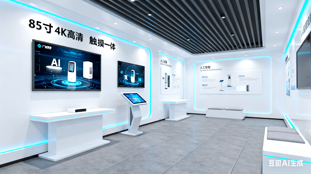 ​人工智能体验店触拓 “触摸屏 + 标牌 + 满天星发布系统” 打造全交互展示生态(图1)