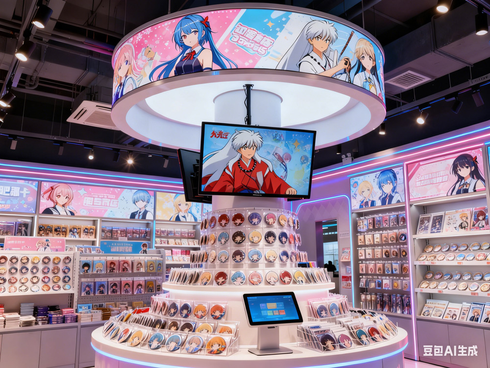 沉浸感拉满!触拓科技数字化广告机方案打造二次元吧唧店打卡圣地(图1) 沉浸感拉满!触拓科技数字化广告机方案打造二次元吧唧店打卡圣地(图1)