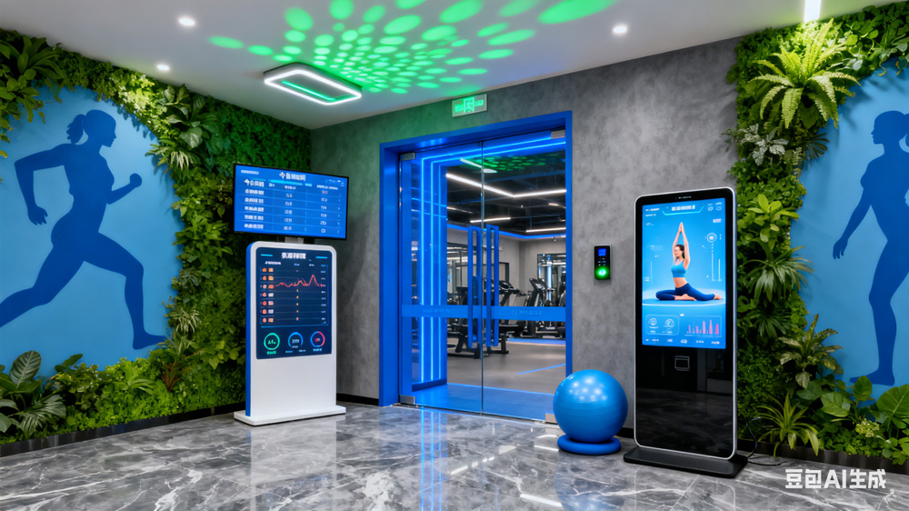 触拓科技数字标牌/健身房 / 瑜伽馆赋能：让健身不孤单、不盲目