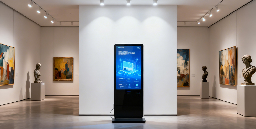 美术馆新网红！触拓科技数字标牌广告机解锁沉浸式看展新体验