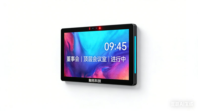 触拓科技 “匠造之精”：会议预约屏，方寸间凝智绘办公新境(图1)