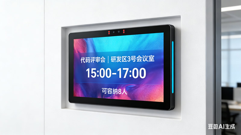 触拓科技 “匠造之精”：会议预约屏，方寸间凝智绘办公新境(图2)