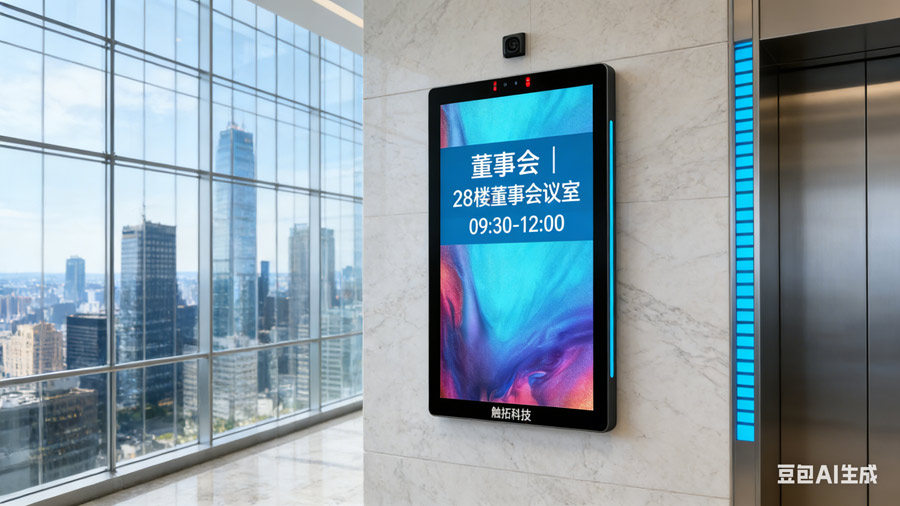 科创园 “智汇之巢”：触拓科技会议预约屏，赋能初创企业协同加速(图2)