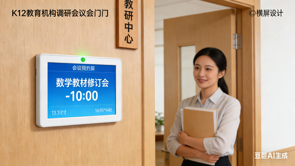 会议预约屏 / 会议门牌在大学校园的核心应用场景(图3) 会议预约屏 / 会议门牌在大学校园的核心应用场景(图3)