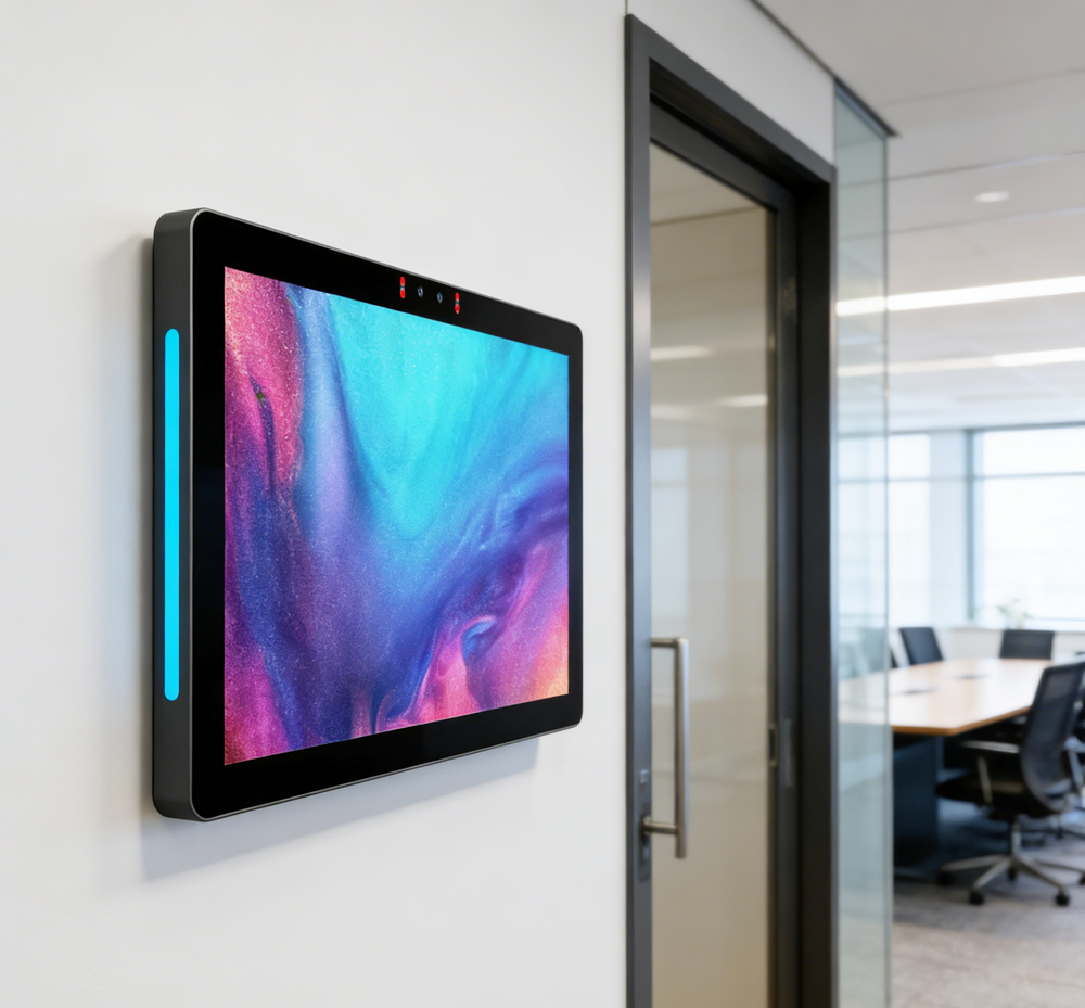 浙江企业办公效率提升｜触拓会议预约屏+系统，让会议室管理更简单(图1)