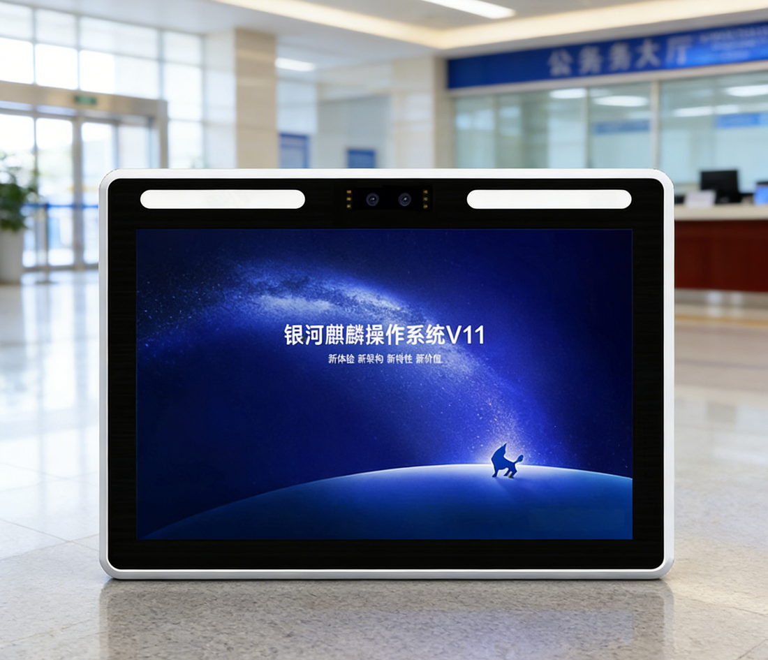 触拓（CHUTO）政企优选 银河麒麟V11人脸识别一体机安全高效 ​(图2)