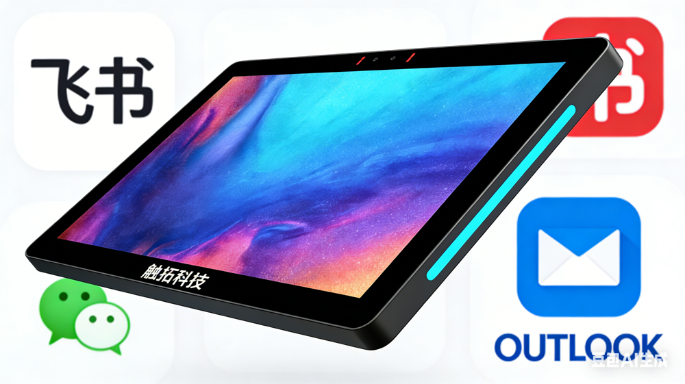 触拓智能电子门牌｜适配中小企业，省钱灵活，多系统无缝对接(图1)