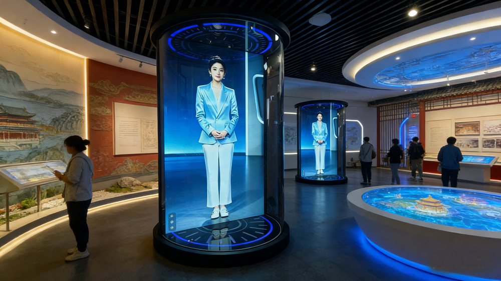 精工铸品·智耀全场 触拓（CHUTO）AI数字人全息仓新品发布(图1)