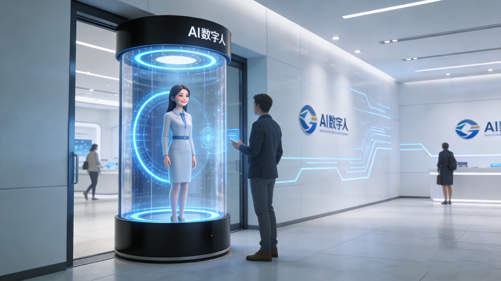 触拓(CHUTO) AI数字人全息仓：引领商用智能交互展示新变革 ​(图2)