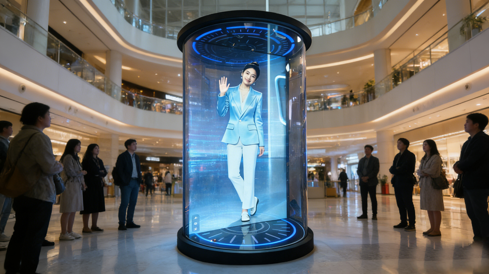 触拓(CHUTO) AI数字人全息舱整体解决方案(图2)