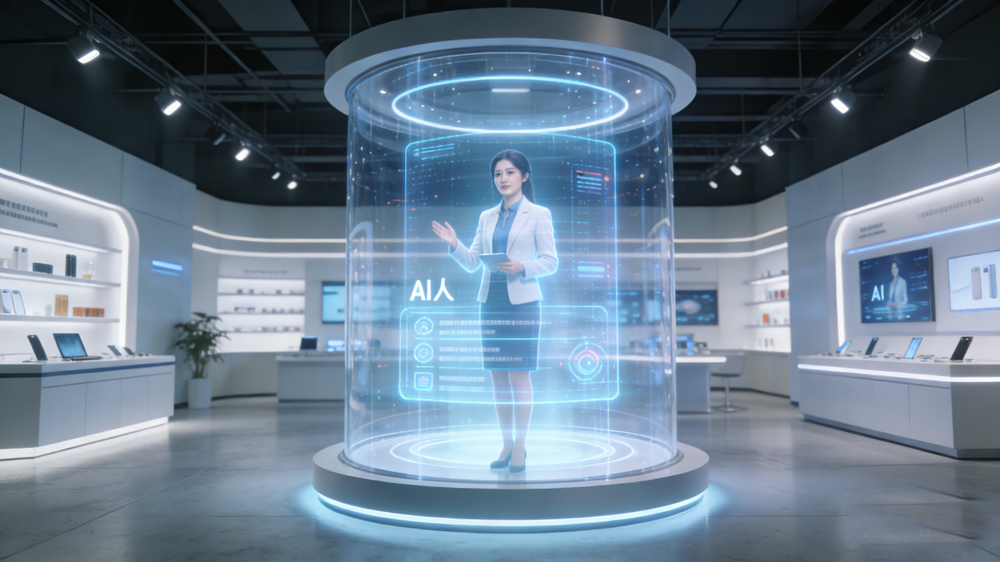 触拓（CHUTO）：专注75寸大屏AI数字人全息舱，打造展厅沉浸式交互体验(图2)