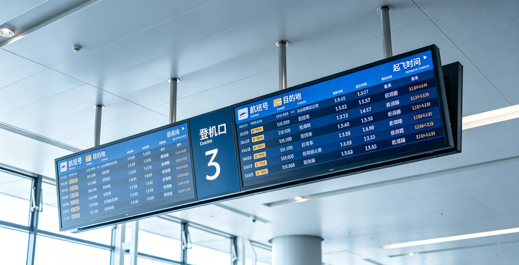 触拓 (CHUTO) 双面条形走廊屏 吊顶安装 全场景定制商用终端(图1)