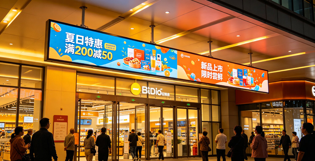 触拓 (CHUTO) 全流程定制 双面吊顶走廊屏 适配多场景需求(图1)