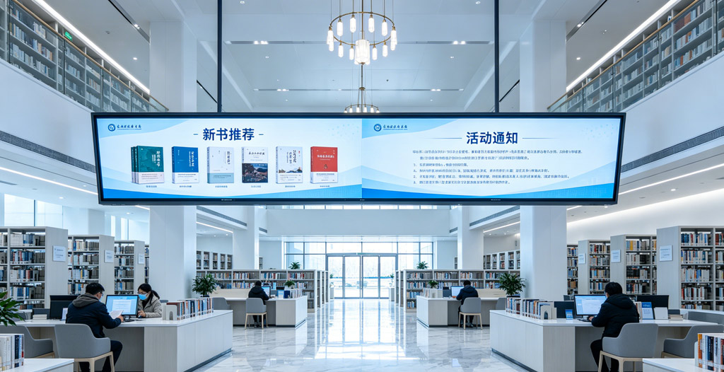 触拓 (CHUTO) 工业级双面走廊屏 吊顶安装 稳定耐用可定制(图1)