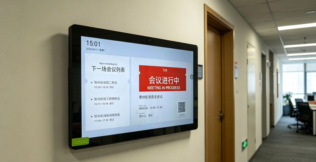 赋能智慧办公生态，触拓科技会议预约屏以全维度对接能力助力数字化升级(图2)