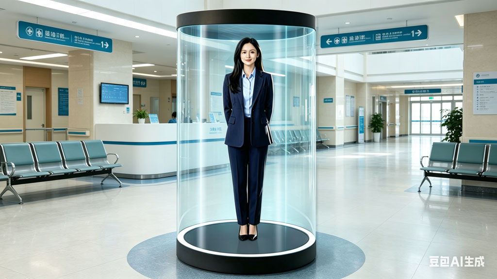 触拓科技（CHUTO）AI数字人全息舱 大健康领域应用想象力(图1)