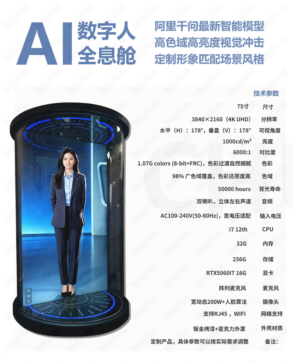 AI数字人全面屏一体机|数字人交互终端(图2)
