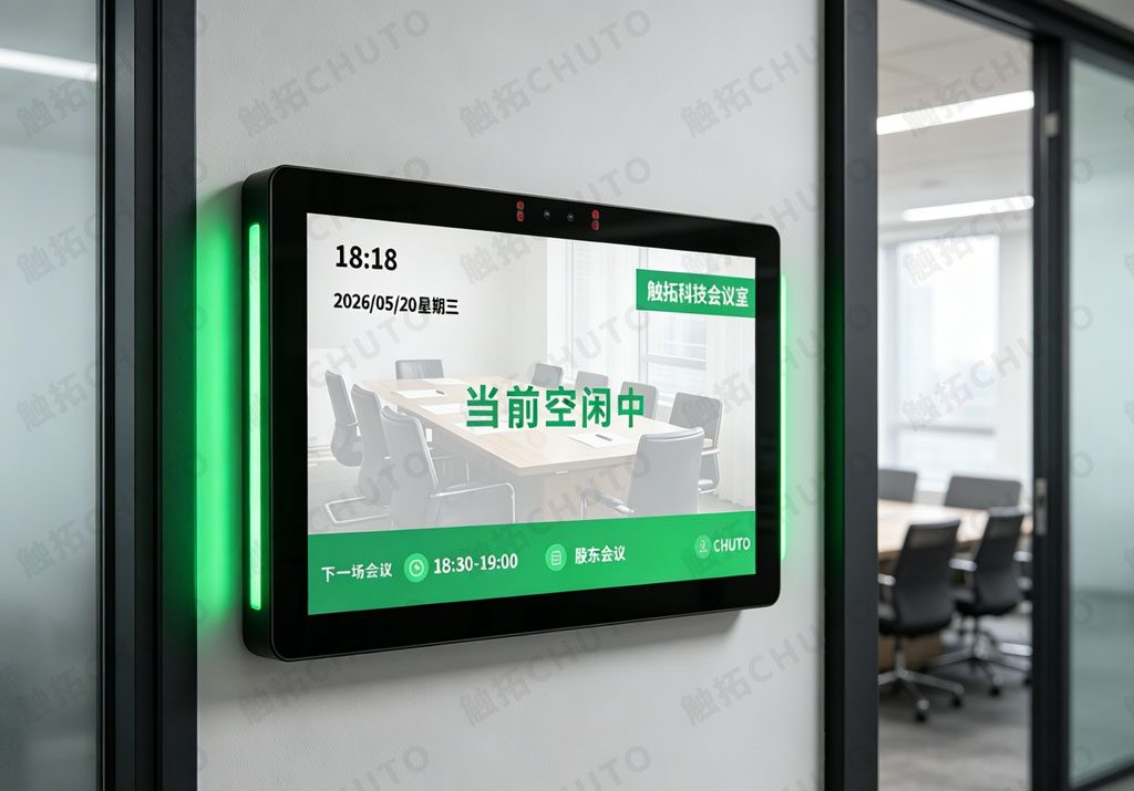 触拓新品发布 18.5 寸电子门牌如何助力智慧办公空间高效调度(图1) 触拓新品发布 18.5 寸电子门牌如何助力智慧办公空间高效调度(图1)