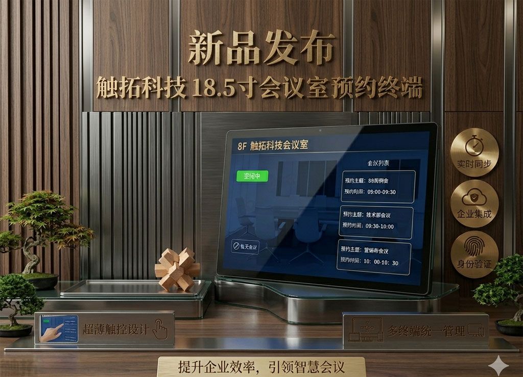 深度解析企业数字化升级:触拓18.5寸会议预约屏如何打破空间传统格调(图4) 深度解析企业数字化升级:触拓18.5寸会议预约屏如何打破空间传统格调(图4)