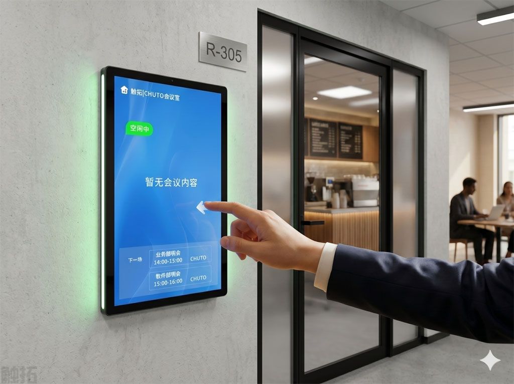 深度解析企业数字化升级:触拓18.5寸会议预约屏如何打破空间传统格调(图2) 深度解析企业数字化升级:触拓18.5寸会议预约屏如何打破空间传统格调(图2)
