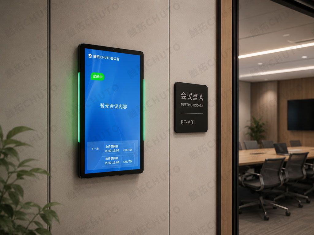 深度解析企业数字化升级:触拓18.5寸会议预约屏如何打破空间传统格调(图1) 深度解析企业数字化升级:触拓18.5寸会议预约屏如何打破空间传统格调(图1)