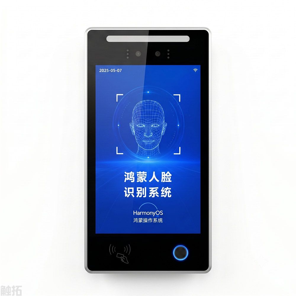 国产化RISC-V架构10.1寸鸿蒙人脸识别门禁