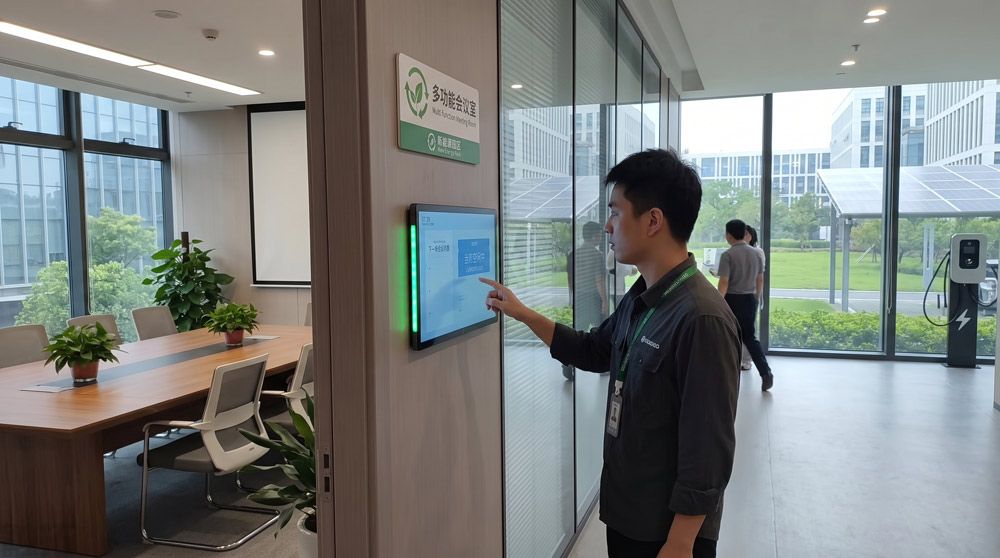 触拓打破信息孤岛:新能源超级工厂多场景电子门牌部署方案(图1) 触拓打破信息孤岛:新能源超级工厂多场景电子门牌部署方案(图1)